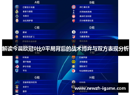 解读今晨欧冠0比0平局背后的战术博弈与双方表现分析